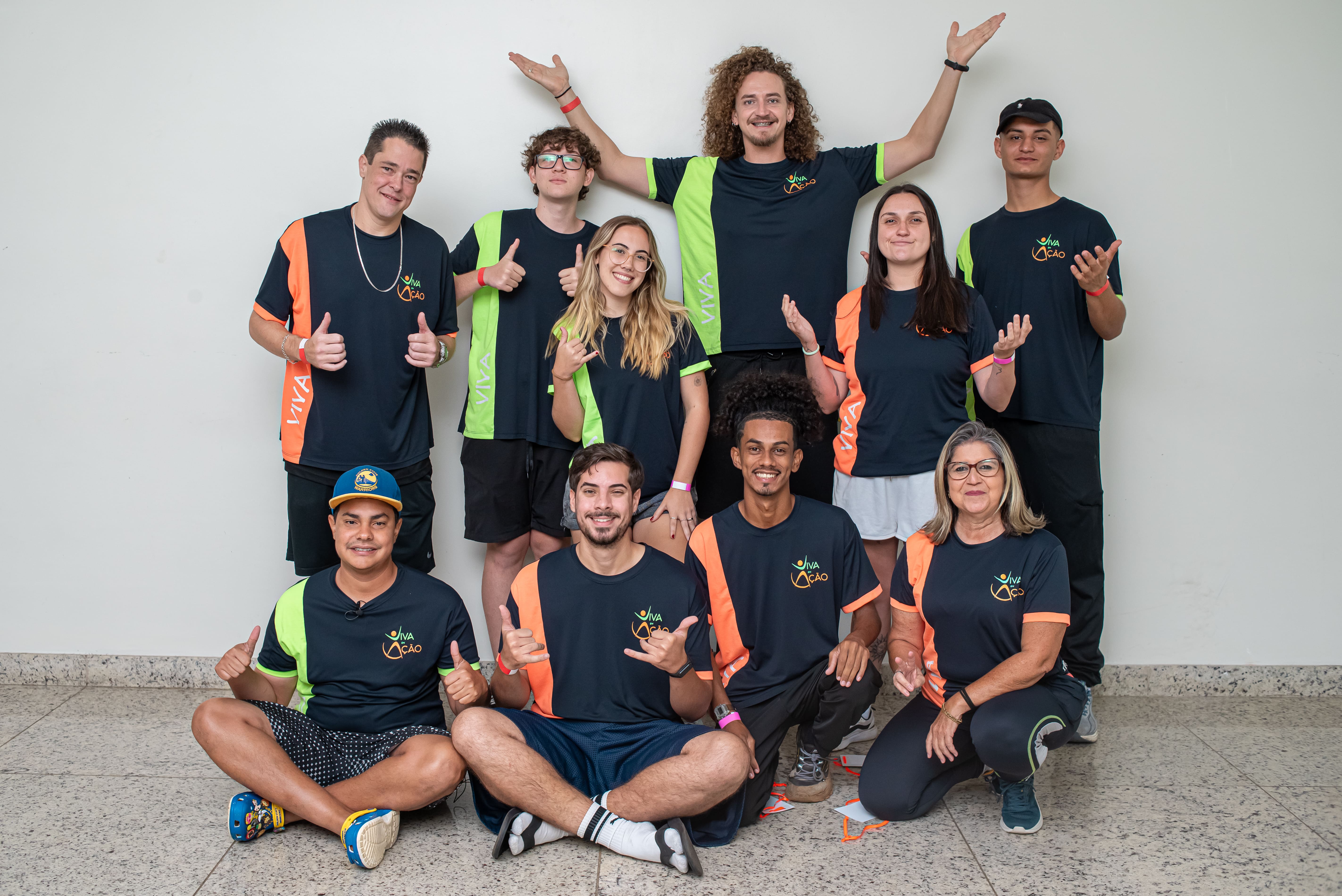 Equipe em treinamento